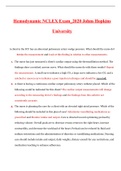 Hemodynamic NCLEX Exam&lowbar;2020 Johns Hopkins University