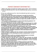 PROPHECY EMERGENCY DEPARTMENT RN A