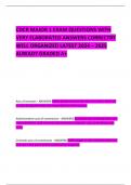 CDCR MAJOR 1 EXAM QUESTIONS WITH VERY ELABORATED ANSWERS CORRECTRY WELL ORGANIZED LATEST 2024 &ndash; 2025 ALREADY GRADED A&plus;     