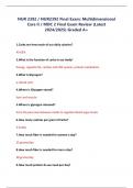 NUR 2392 &sol; NUR2392 Final Exam&colon; Multidimensional Care II &sol; MDC 2 Final Exam Review &lpar;Latest 2024&sol;2025&rpar; Graded A&plus;