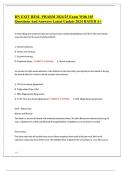 RN EXIT HESI- PHARM 2024&sol;25 Exam With 103 Questions And Answers Latest Update 2024 RATED A&plus;