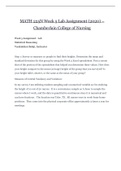 MATH 225N Week 5 Lab Assignment   &lpar; nursing&rpar;