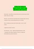 CMIS 526 Midterm PRACTICE TEST with Questions and Answers