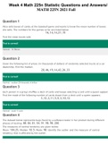    Week 4 Math 225n Statistic Questions and Answers&sol; MATH 225N 2021 Fall