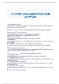 NY STATE EXAM QUESTIONS AND ANSWERS