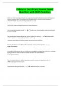 Collateral Duty Safety Course Exam&vert; Questions with 100&percnt; Solutions