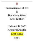 Fundamentals of Differential Equations and Boundary Value Problems (Featured Titles for Differential Equations) ED.VI  by R. Kent Nagle,Edward B. Saff , Arthur David Snider-SM