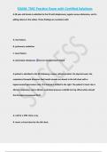 EXAM&colon; TMC Practice Exam with Certified Solutions 