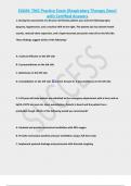 EXAM&colon; TMC Practice Exam &lpar;Respiratory Therapy Zone&rpar;  with Certified Answers  