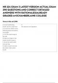NR 224 EXAM 3 LATEST VERSION ACTUAL EXAM 290 QUESTIONS AND CORRECT DETAILED ANSWERS WITH RATIONALES&vert;ALREADY GRADED A&plus;&vert;&vert;CHAMBERLAINE COLLEGE