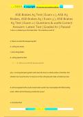 ASE Brakes A5 Test &lpar; Exam 1 &rpar;&comma; ASE A5  Brakes&comma; ASE Brakes A5 &lpar; Exam 3 &rpar;&comma; ASE Brakes  A5 Test &lpar; Exam 2 &rpar; Questions & 100&percnt; Correct  Answers- Latest Test &vert; Graded A&plus; &vert; Passe
