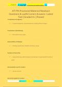 ATI PN Proctored Maternal Newborn Questions & 100&percnt; Correct Answers- Latest  Test &vert; Graded A&plus; &vert; Passed