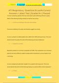ATI Respiratory Questions & 100&percnt; Correct  Answers- Latest Test &vert; Graded A&plus; &vert; Passed