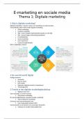 Samenvatting - E-marketing en sociale media