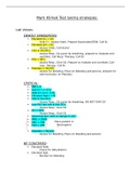 Mark Klimek Test Taking Strategies