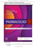 Exam (elaborations) McCuistion: Pharmacology: A Patient-Centered Nursing Process Approach, 10th Edition. 