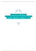  SERVICENOW SYSTEM ADMINISTRATOR CERTIFICATION 2024 WITH 100&percnt; ACCURATE ANSWERS