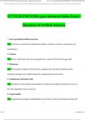 2026 UT TYLER FNP NURS 5350 ADV PATHO EXAM 1 QUESTIONS AND ANSWERS &lpar;2026 &sol; 2027&rpar; &lpar;VERIFIED ANSWERS&rpar;
