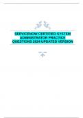 SERVICENOW CERTIFIED SYSTEM ADMINISTRATOR PRACTICE QUESTIONS 2024 UPDATED VERSION