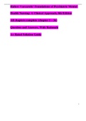 Varcarolis&rsquo; Foundations of Psychiatric Mental Health Nursing A Clinical Approach by Margaret Jordan Halter&comma; PhD&comma; APRN 8th Edition Test Bank