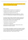 CPSS OPHTHALMOLOGY EXAM 2024&sol;2025 WITH 100&percnt; ACCURATE SOLUTIONS