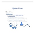 Upper-Limb Complete: Bones, Muscles, Neurovasculature, Landmarks