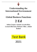 Understanding the International Environment & Global Business Functions 2 Ed by Julian Gaspar, Antonio Arreola-Risa, Leonard Bierman, Richard Hise , James Kolari