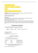 CHEM 103 LAB 3 Quantitative & Qualitative analysis  entry notebook (Portage learning)