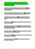 TCOLE BASIC JAILER COURSE EXAM QUESTIONS AND ANSWERS&comma;ALL ANSWERS 100&percnt; CORRECT AND VERIFIED 2024&sol;2025 UPDATE GRADED A&plus; 