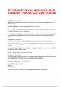 NCCER Electrical Module 2 Level 2 exam 2023 with 100&percnt; correct answers