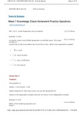 MATH 302 Week 7 Knowledge Check Homework Practice Questions