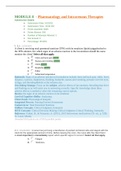 BIOLOGY NUR2221 MODULE 8 - Pharmacology and Intravenous Therapies Exam &vert; Download To Score An A