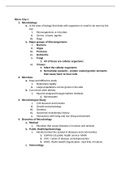 MICROBIO 242N chapter 1, 2, 3 complete exam study guide exam solution 