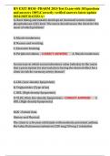 RN EXIT HESI- PHARM 2024 Test Exam with 103 questions and answers 100&percnt;  Correctly verified answers latest update 2024&sol;2025 RATED A&plus;