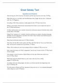 Exam &lpar;elaborations&rpar; Great Gatsby 