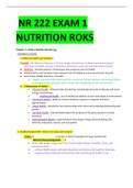 NR 228 EXAM 1 NUTRITION ROKS CHAMBERLAIN