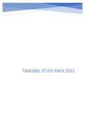 TAM2601 Exam Pack 2021