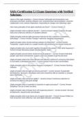 SAFe Certification 5&period;1 Exam Questions with Verified Solutions&period;