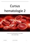 Volledig uitgeschreven cursus - Hematologie 2: Immunologie 