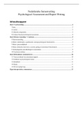 Nederlandse Samenvatting  Psychological Assessment and Report Writing