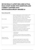 NR 545 EXAM 3 LATEST 2024-2025 ACTUAL EXAM STUDY GUIDE WITH QUESTIONS AND CORRECT ANSWERS WITH RATIONALES&vert;ALREADY GRADED A&plus;