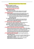 NRP MISC - Med-Surg Practice Exam Study Guide.