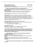 NURS 8024 Pharmacology Exam 1  & Study Guide NURS 8024