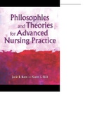 Philosophies and Theories for Advanced Nursing Practice by Janie B. Butts, Karen L. Rich
