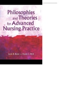 Philosophies and Theories for Advanced Nursing Practice by Janie B&period; Butts&comma; Karen L&period; Rich
