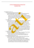 ATI RN COMPREHENSIVE PREDICTOR  REMEDIATION &lpar; graded A&rpar;