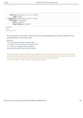 INTEGRATIO MNS5430 - EXAM 3 PRACTICE TEST: Attempt review.