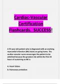Cardiac-Vascular Certification Flashcards&period;  SUCCESS&excl;