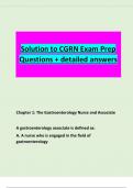 Solution to CGRN Exam Prep Questions &plus; detailed answers 