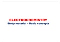 Electrochemistry - essential basics